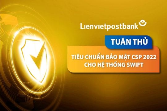 Lienvietpostbank tuân thủ tiêu chuẩn bảo mật quốc tế CSP 2022 cho Hệ thống SWIFT