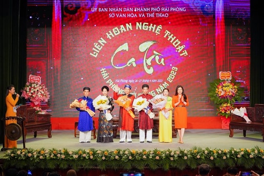Khai mạc Liên hoan nghệ thuật Ca trù Hải Phòng mở rộng năm 2023