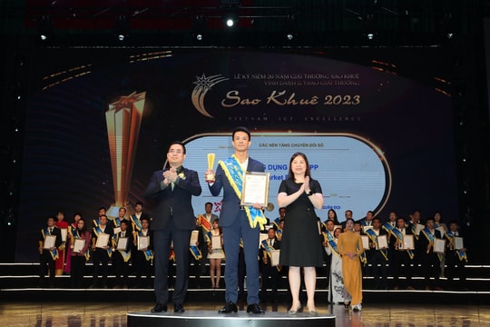 MB tiếp tục ghi danh tại giải thưởng Sao Khuê 2023