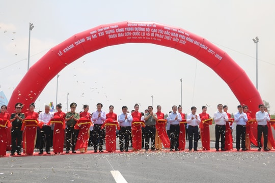 Cao tốc Phan Thiết – Dầu Giây và Cao tốc Mai Sơn – Quốc lộ 45 chính thức thông xe