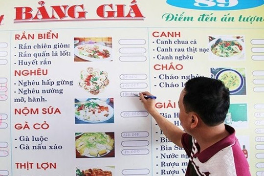 “Chặt chém” dịp nghỉ lễ, nhà hàng có thể bị phạt tiền đến 30 triệu đồng