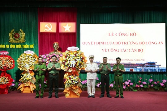 Thừa Thiên Huế có tân Phó Giám đốc Công an tỉnh