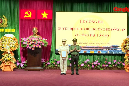 Thừa Thiên Huế có tân Phó Giám đốc Công an tỉnh