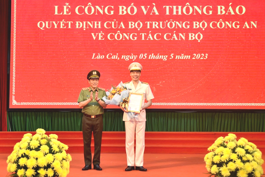 Phó giám đốc Công an tỉnh Nghệ An được điều động làm Giám đốc Công an tỉnh Lào Cai