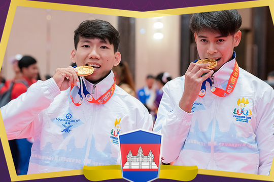 Campuchia vượt chỉ tiêu chỉ sau một ngày thi chính SEA Games