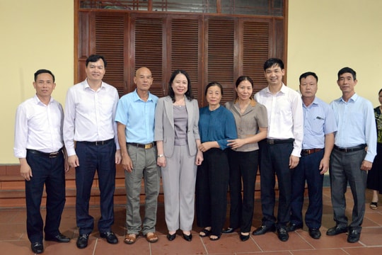 Phó Chủ tịch nước Võ Thị Ánh Xuân làm việc tại Quảng Ninh