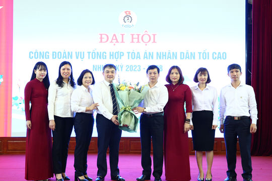 Công đoàn Vụ Tổng hợp TANDTC hoàn thành xuất sắc nhiệm vụ trong nhiệm kỳ 2015-2023