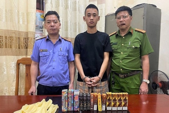 Nghệ An: Triệt phá hàng loạt địa điểm phân phối bóng cười, thuốc lá điện tử