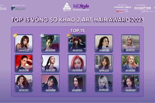 15 cái tên nổi bật chinh phục vòng chung kết Art Hair Award Vietnam 2023