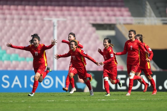 Nữ Việt Nam thẳng tiến vào chung kết SEA Games 32