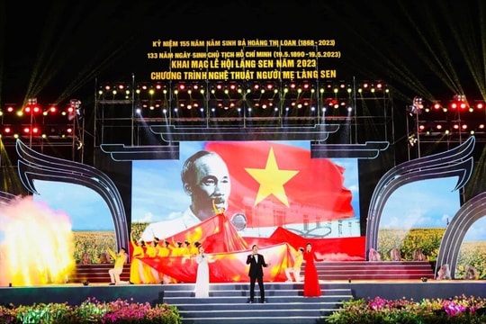 Khai mạc Lễ hội Làng Sen năm 2023