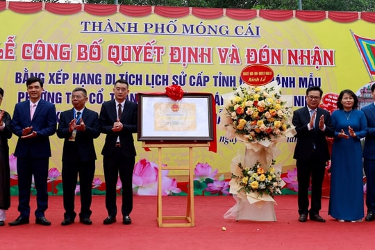 Đền Thánh Mẫu được xếp hạng di tích lịch sử cấp tỉnh