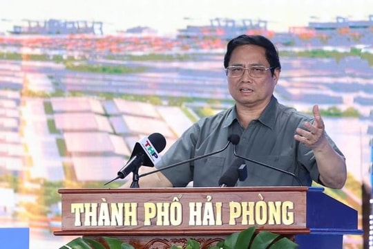 Thủ tướng dự lễ khởi công khu phi thuế quan cảng biển lớn nhất Việt Nam