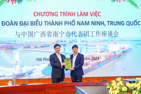 Thành phố Hải phòng và Nam Ninh (Trung Quốc) tăng cường hợp tác đầu tư