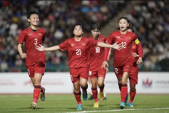 Tuyển nữ Việt Nam tự tin xác lập kỷ lục mới tại SEA Games 32