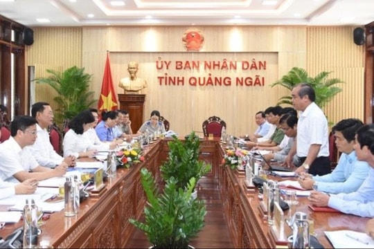 Phó Chánh án TANDTC Nguyễn Văn Du làm việc tại Quảng Ngãi