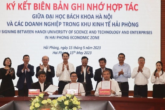 Doanh nghiệp tại Hải Phòng và Đại học Bách khoa ký kết hợp tác