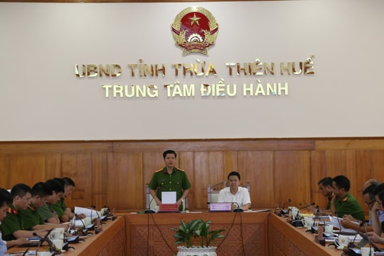 Khảo sát công tác phòng cháy chữa cháy và cứu nạn cứu hộ tỉnh TT-Huế