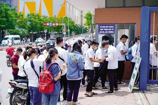 Hà Nội công bố số lượng học sinh dự tuyển vào lớp 10 THPT năm học 2023-2024