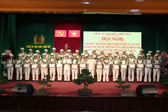 Công an TT-Huế tuyên dương 25 tập thể, 87 cá nhân điển hình tiên tiến