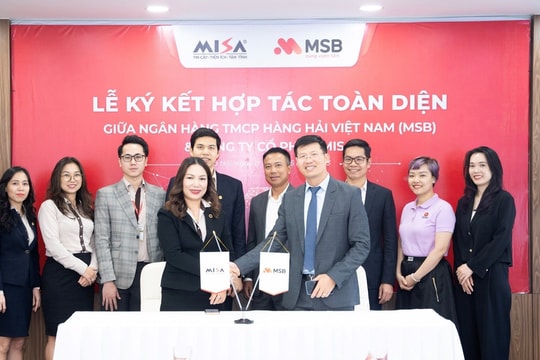 MSB ký kết hợp tác toàn diện cùng MISA triển khai giải pháp tài chính số cho doanh nghiệp