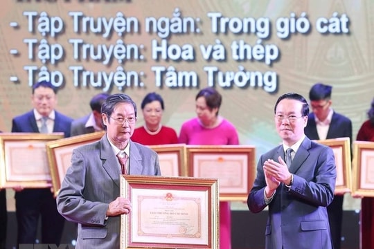 Trao tặng Giải thưởng Hồ Chí Minh, Giải thưởng Nhà nước về văn học, nghệ thuật