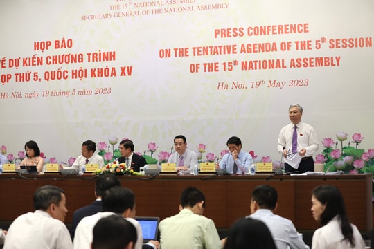 Kỳ họp thứ 5, Quốc hội Khóa XV: Dự kiến bầu Chủ nhiệm Ủy ban Tài chính-Ngân sách
