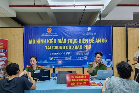TT-Huế: Khai trương mô hình kiểu mẫu, thực hiện Đề án 06