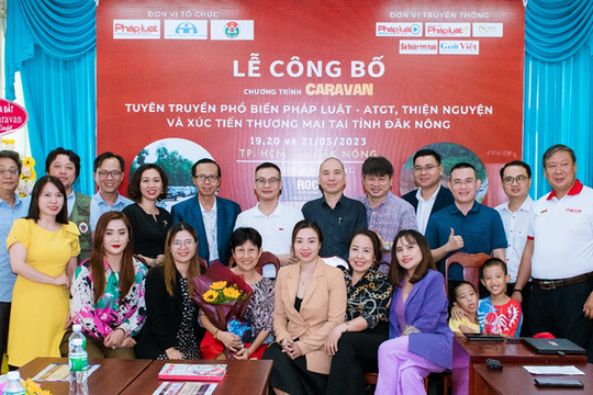 Nhìn lại hành trình Caravan tuyên truyền an toàn giao thông do báo Pháp luật Việt Nam tổ chức tại Đắk Nông