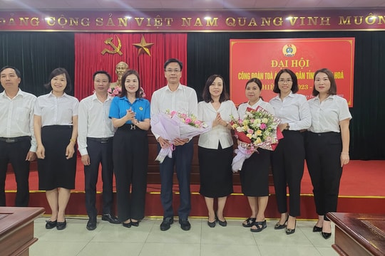 TAND tỉnh Thanh Hóa tổ chức thành công Đại hội Công đoàn cơ sở nhiệm kỳ 2023 - 2028