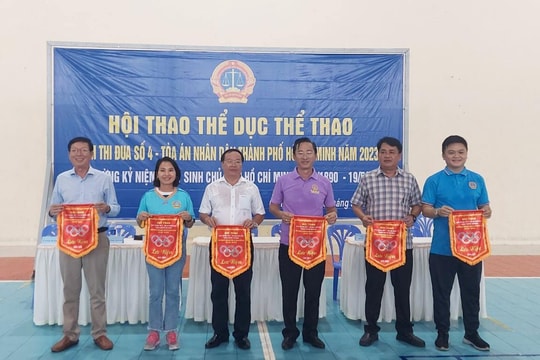 Sôi nổi Hội thao Cụm thi đua số 4 TAND TP. Hồ Chí Minh