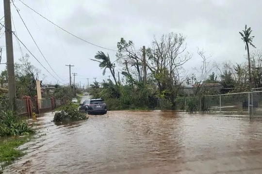 Mỹ: Cơn bão mạnh nhất trong 20 năm tàn phá đảo Guam