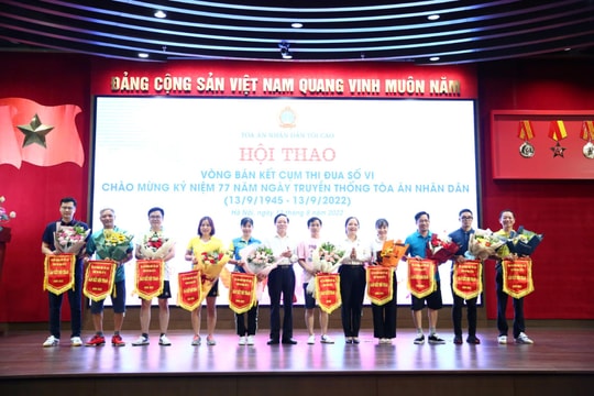 Đoàn Thanh niên TANDTC tăng cường các hoạt động thể chất, khỏe để học tập tốt, công tác tốt