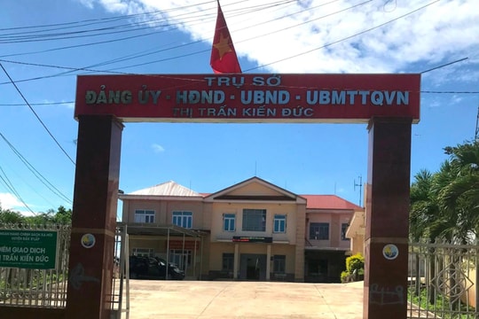 Đắk Nông: Khởi tố nguyên Chủ tịch UBND thị trấn Kiến Đức