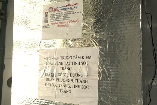 Sóc Trăng trả lại 1.000 liều vaccine dại vận chuyển không an toàn