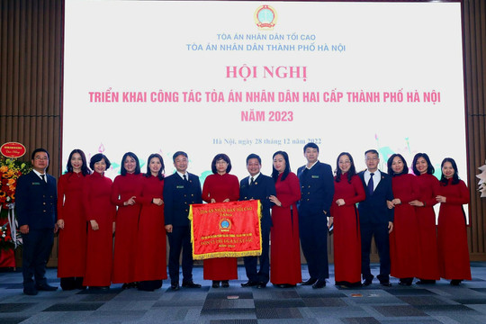 TAND quận Hai Bà Trưng: Điểm sáng trong công tác xét xử của Thủ đô Hà Nội