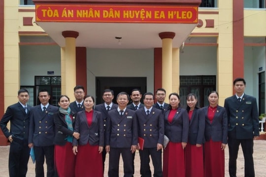 TAND huyện Ea H’Leo (Đắk Lắk): Phấn đấu đạt cờ thi đua Chính phủ trong năm 2023