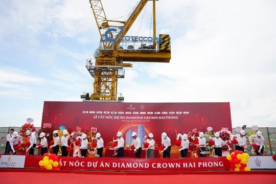 DOJILAND chính thức cất nóc dự án Diamond Crown Hai Phong