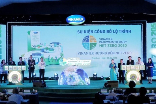 Vinamilk công bố lộ trình Net Zero và nhà máy, trang trại đạt trung hòa Carbon đầu tiên