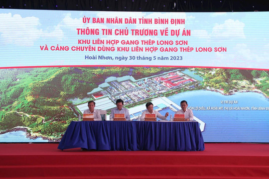 Bình Định thông tin dự án gang thép Long Sơn với người dân Lộ Diêu