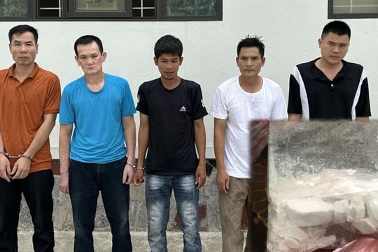 Bắt giữ 5 đối tượng mua bán trái phép chất ma túy