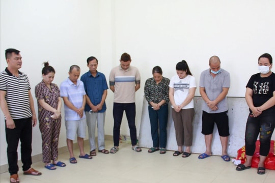 Phá chuyên án đánh bạc với số tiền hơn 10 tỉ đồng