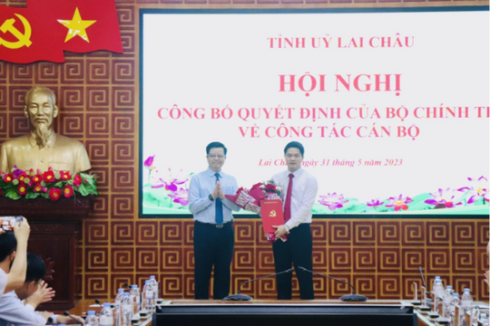 Ông Vũ Mạnh Hà làm Phó Bí thư Tỉnh ủy Lai Châu