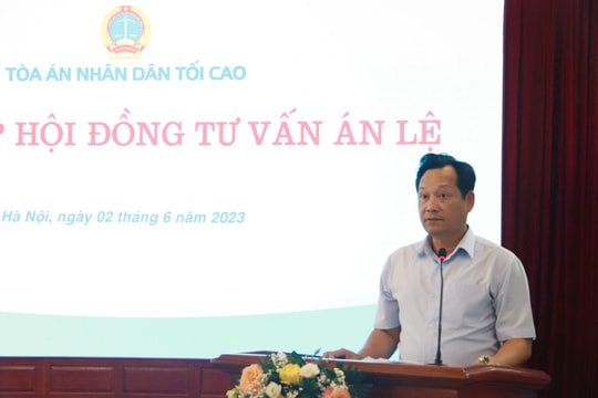 Phiên họp Hội đồng tư vấn án lệ cho ý kiến đối với 14 dự thảo án lệ