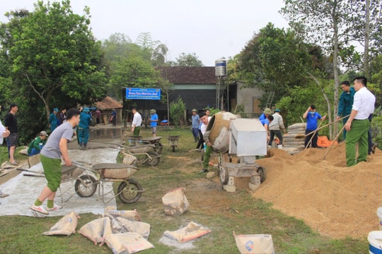 Mô hình “24 giờ trải nghiệm” ý nghĩa của đoàn viên Công an huyện Quỳ Hợp