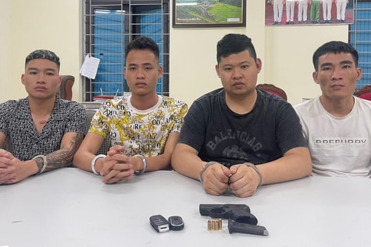 Sơn La: Bắt giữ nhóm thanh niên mang theo súng để phòng thân
