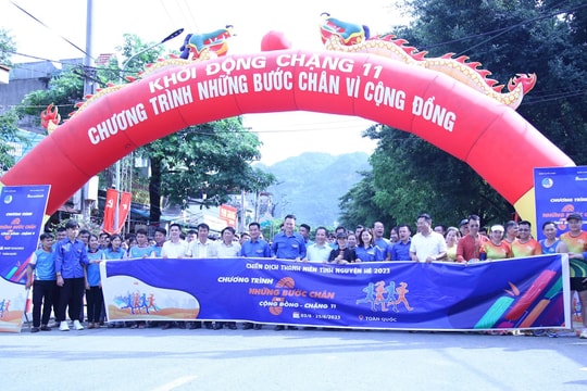 Chặng 11 “Những bước chân vì cộng đồng” chính thức khởi động