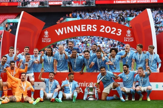 Man City trở lại ngôi vương FA Cup