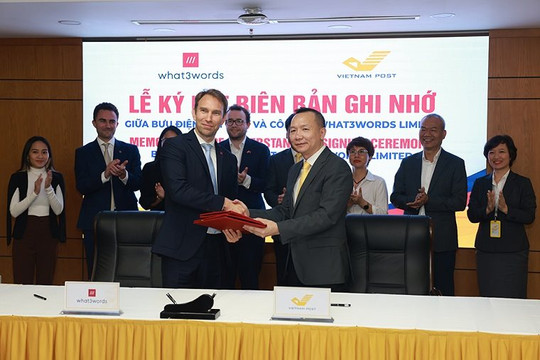 Bưu điện Việt Nam và what3words ký Biên bản ghi nhớ nâng tầm quan hệ hợp tác