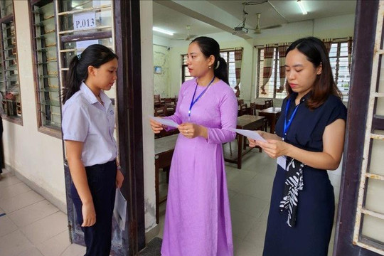 Đà Nẵng: Gần 15.500 thí sinh dự thi môn đầu tiên kỳ thi vào lớp 10